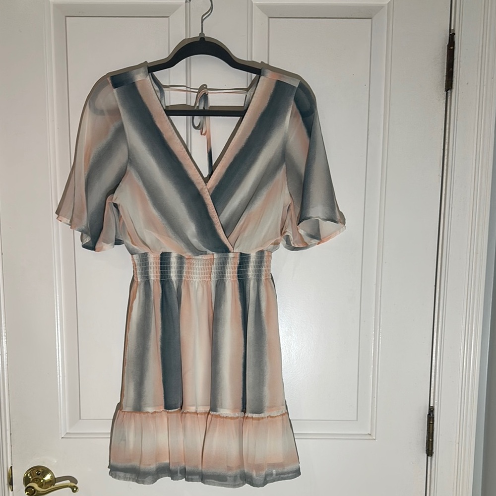 Elegant Striped Dress
